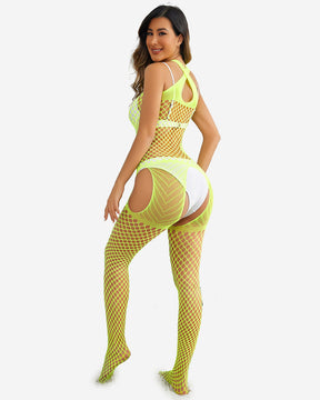 Macacão de Meia Calça Elegante